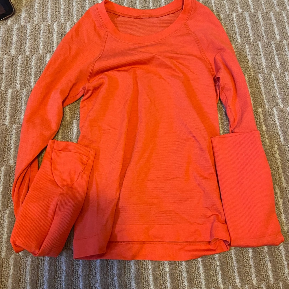 Lululemon Autum Red Swiftly Tech Long Sleeve - image 1